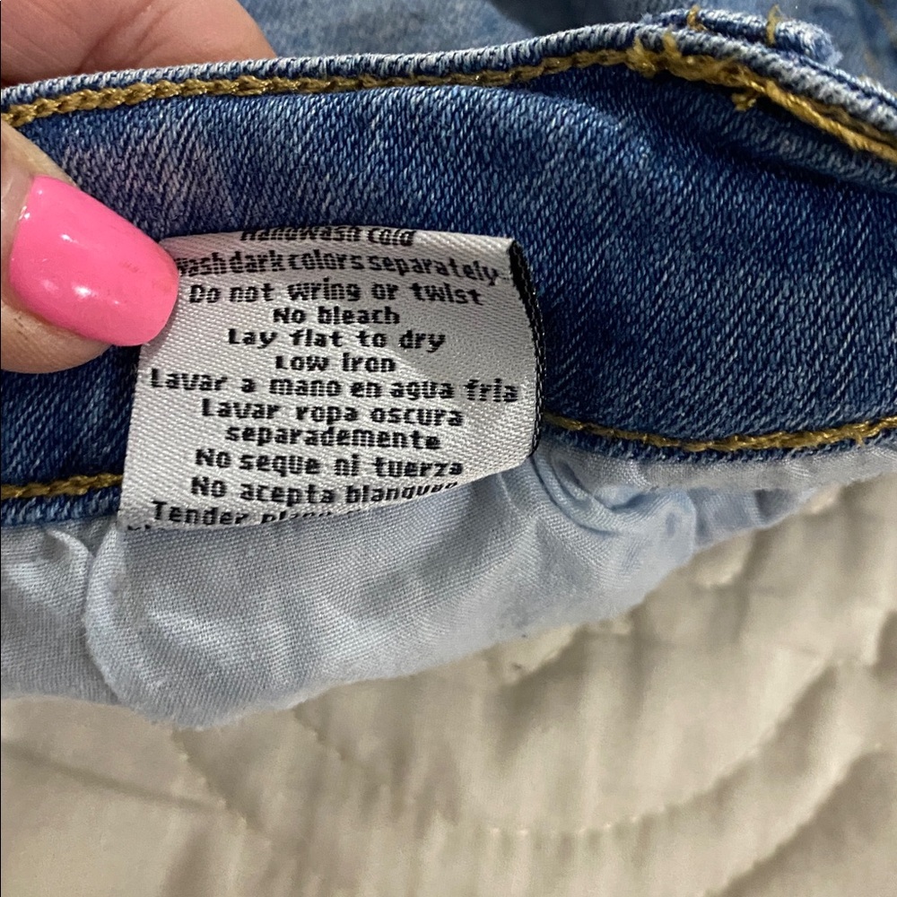 Judy Blue Denim Distressed Mini Skirt - Picture 4 of 10
